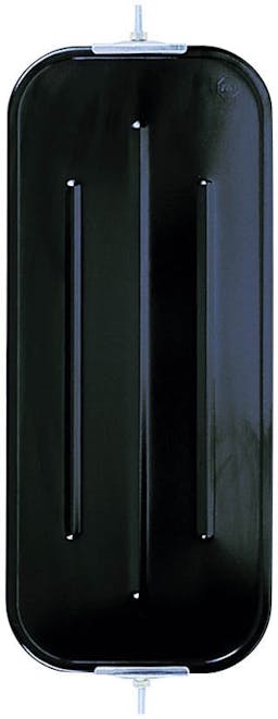 Mirror, Flat Ribbed-Back Replacement, Black, 7"X16", box (Pack of 6) - 616