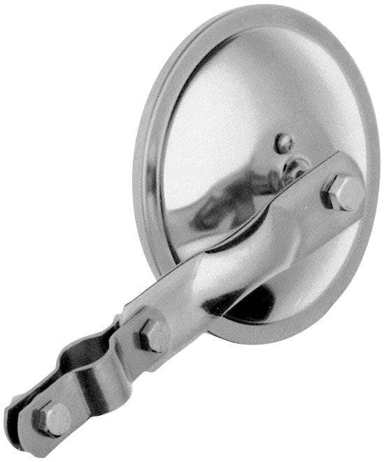 Mirror, Convex, Clamp On, Round, Stainless Steel, 6", display box (Pack of 12) - 654X