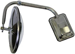 Mirror, Truck, Convex, Round, Pod-Mount, Stainless Steel, 8", display box (Pack of 6) - 668X