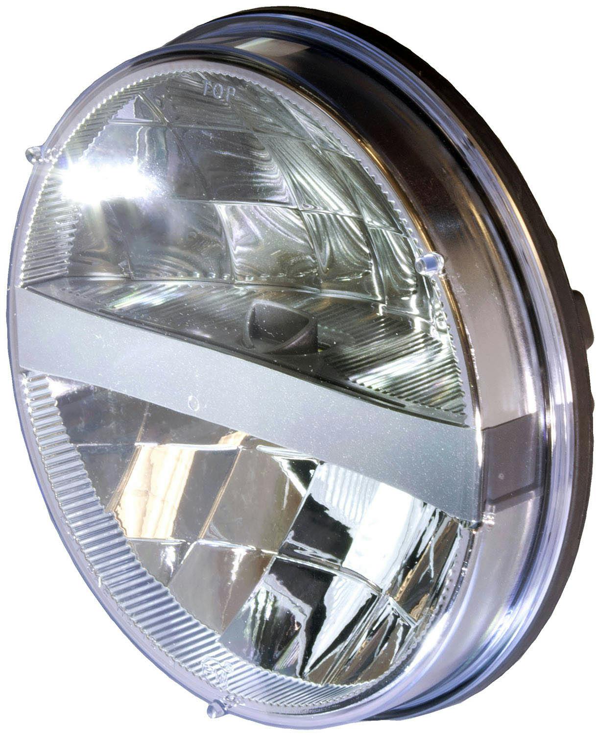 LED Headlight, Round, Par 56, 7", white, box