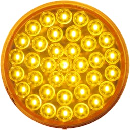 LED Turn Signal, Front & Rear, Round, Grommet-Mount, 4", amber, bulk pack (Pack of 50) - 817A-lit_23643aca-d917-4580-8d27-fddf03ff7e51