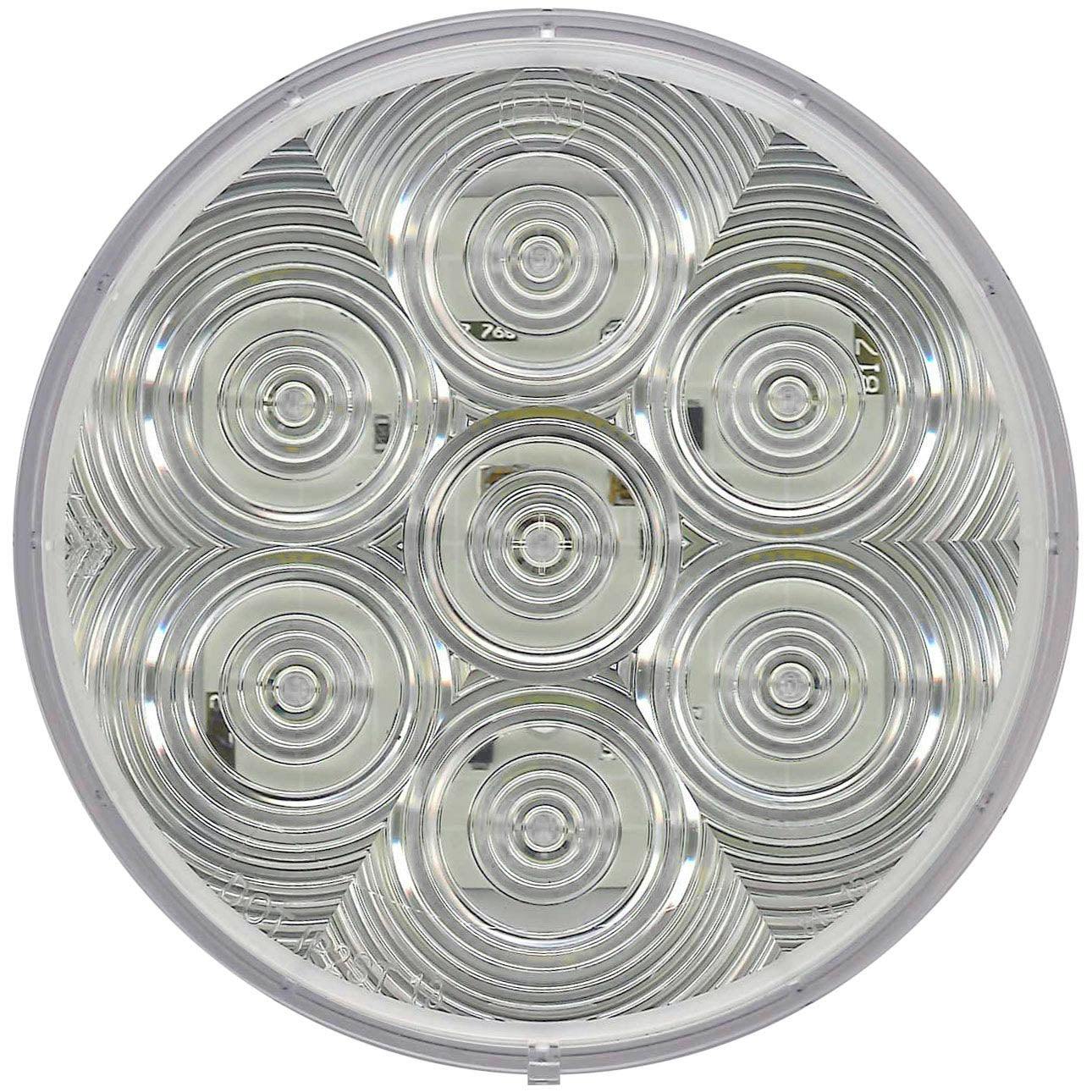 LED Back-Up Light, Round, Grommet-Mount, 4", white (Pack of 6) - 817C-7