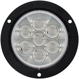 LED Back-Up Light, Round, AMP, Flange-Mount Kit, 4", white (Pack of 6) - 818C-7_8a6ad0eb-5173-47bd-acc7-0029893c2aa3