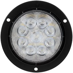 LED Back-Up Light, Round, Ece, AMP, Flange-Mount 4", Multi-volt, white (Pack of 6) - 818C-9