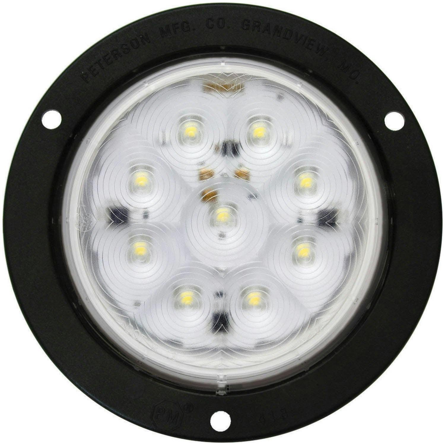 LED Work Light, Round, Flange-Mount 4", white, mfg pack (Pack of 50) - 818W-9