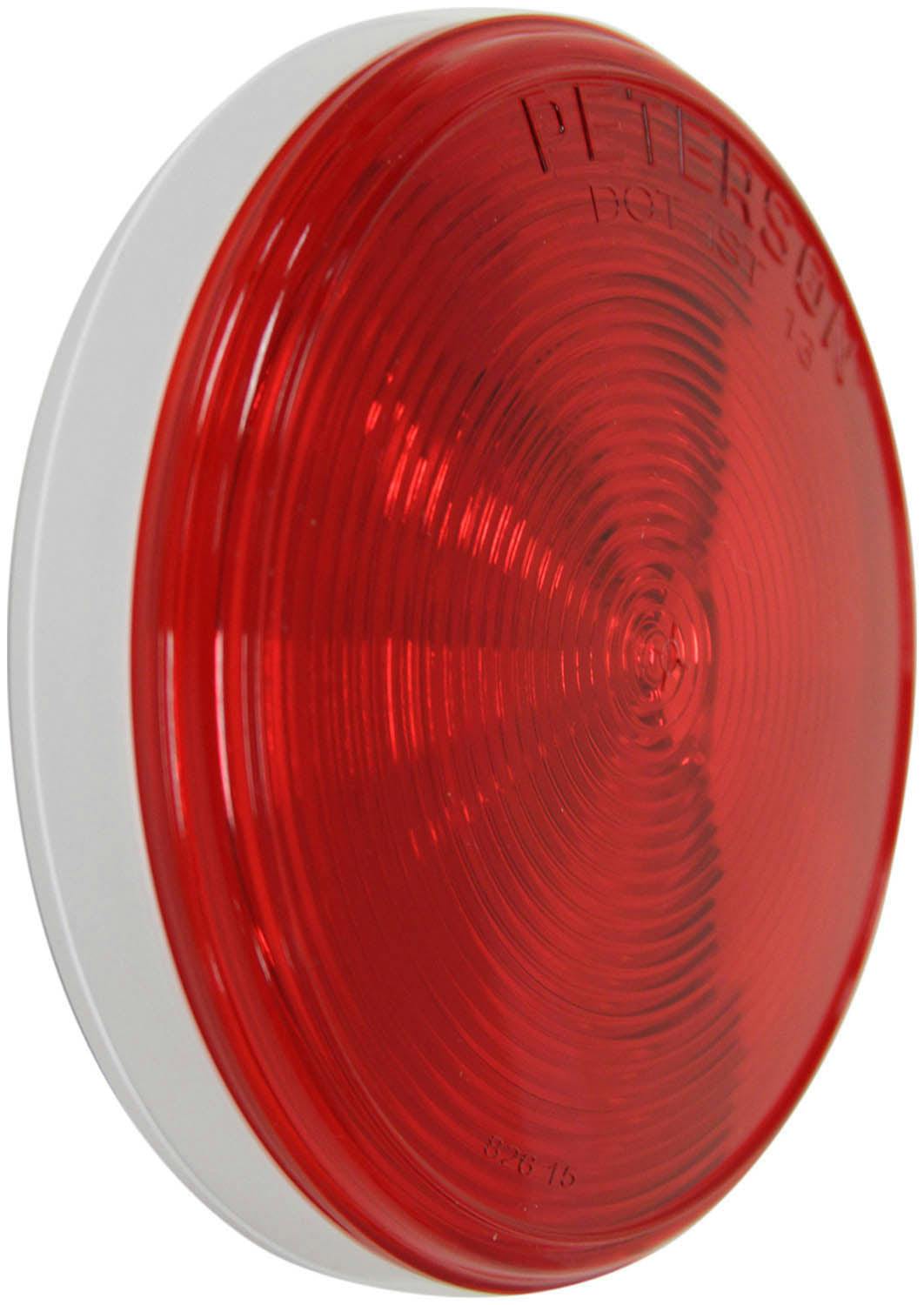 LED Stop/Turn/Tail, Round, Single Diode, Grommet-Mount, 4", red, bulk pack (Pack of 50)