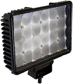 LED Work Light, Rectangular, Pedestal-Mount 3600 Lumen 5"X7" Multi-volt, white, box - 915-MV