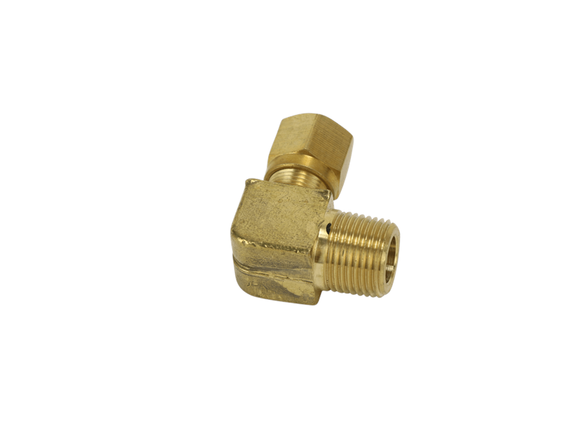 90 Degree Male Elbow Connector Brass Compression Fitting - 939da41a66eb2070871590fde467137c