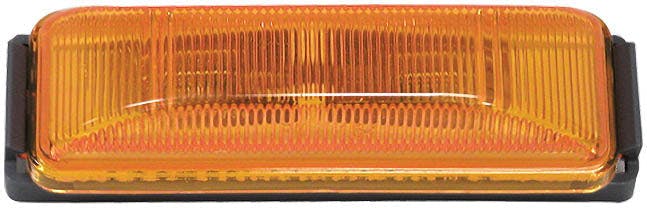 Incandescent Marker/ Clearance, PC-Rated, Rectangular, Kit, 3.91"X1.20", amber, bulk pack (Pack of 100)