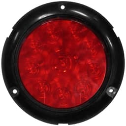 LED Stop/Turn/Tail, Round, 10 Diodes, Surface Mount, 4", red, bulk pack (Pack of 50) - M418R-4