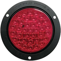 LED Stop/Turn/Tail, Round, AMP, Flange-Mount 4", red, bulk pack (Pack of 50) - M418R_fb9fa0b5-8af9-490e-953c-3d0cc3445e1c