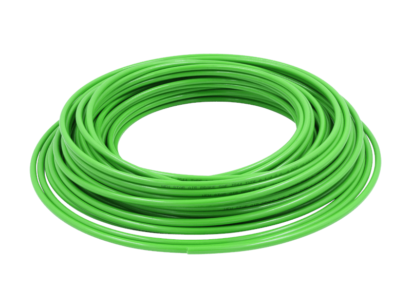 Nylon Tubing, 1/4", 100', Green - a885ed3ca3df3e8a54eef9a28de44059
