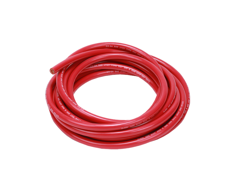 Battery Cable, 2/0G-25' Red