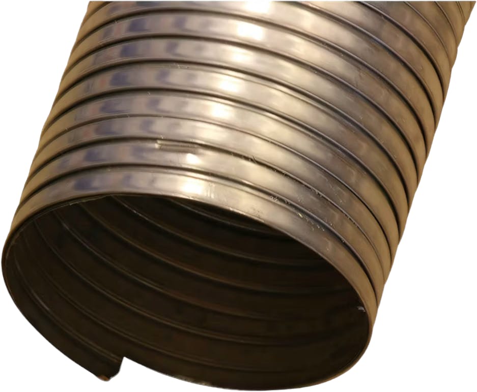 Flex Pipe, 5" Stainless Steel Pipe, 10' Roll
