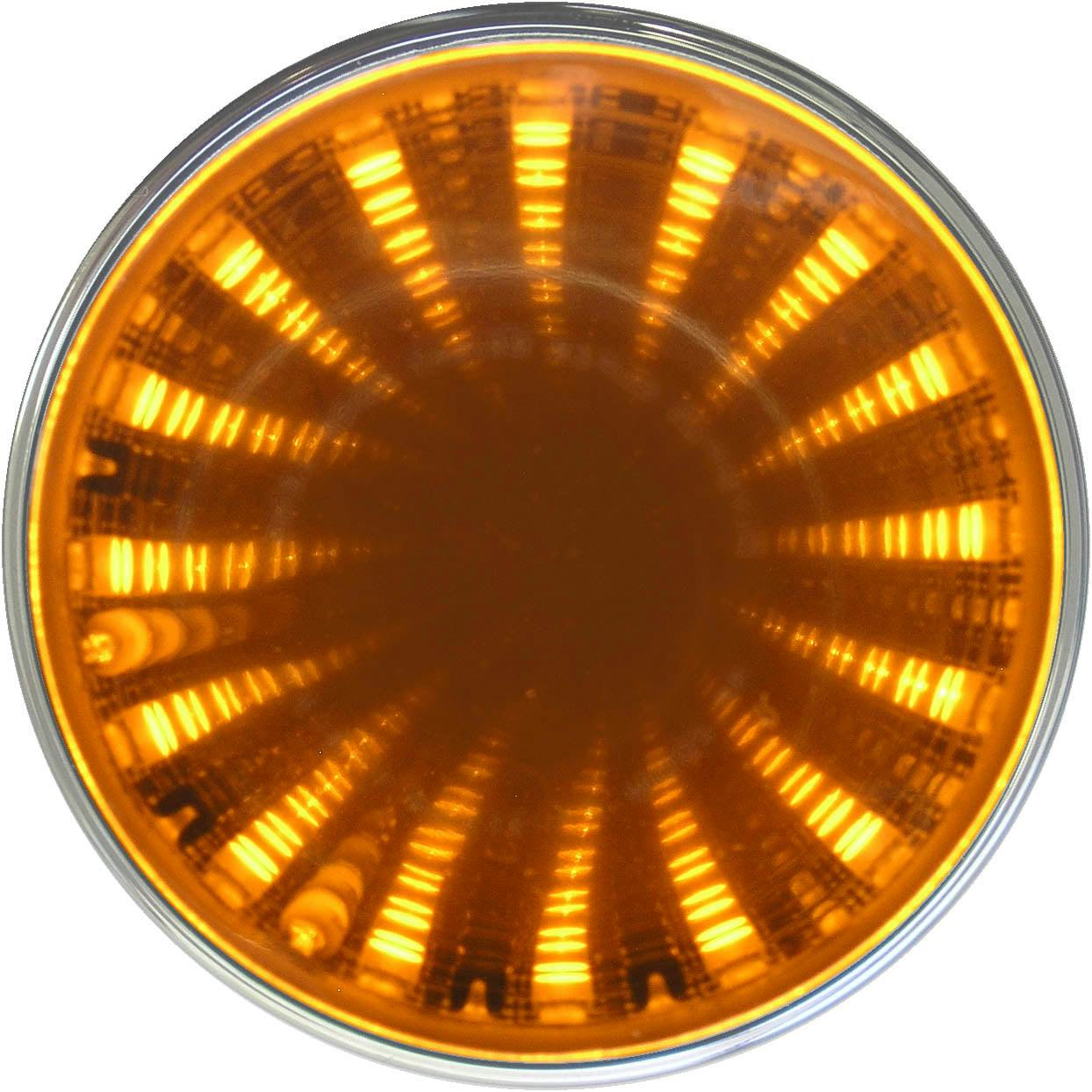 LED Auxiliary Tunnel Light, Round, 2", amber, bulk pack (Pack of 50)
