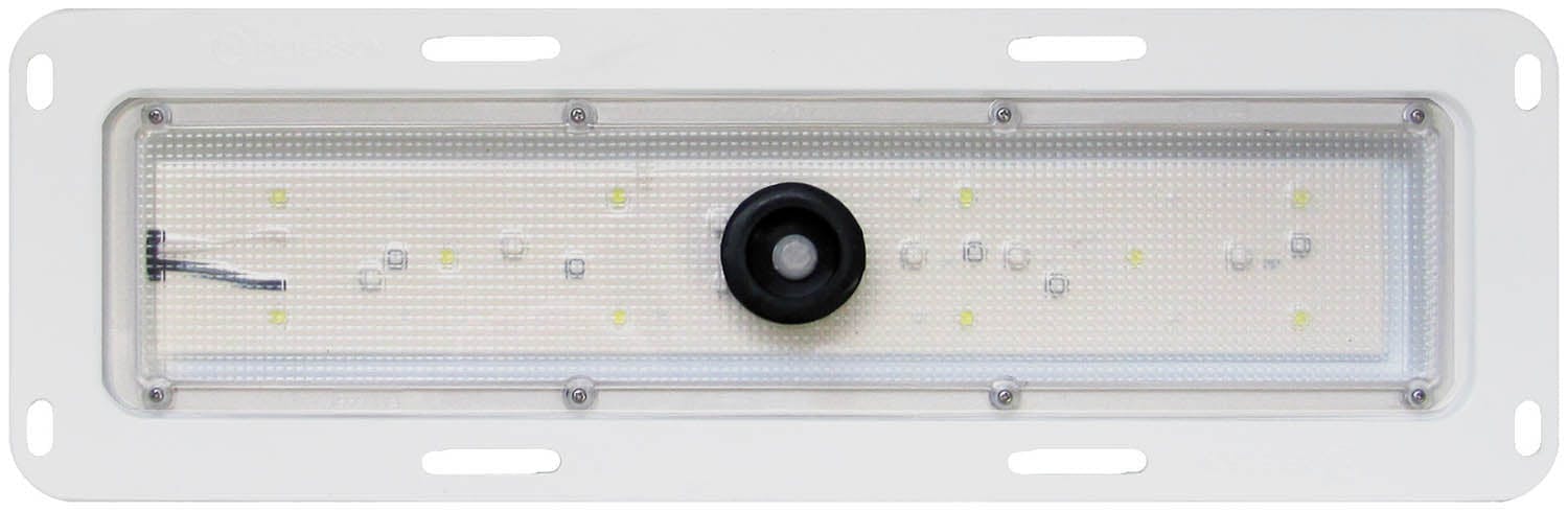 LED Dome Light, w/ Motion Sensor, 17.45"X5.75", Multi-volt, white, bulk pack (Pack of 10)
