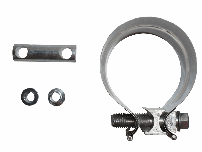 Exhaust Clamp, Preformed Stainless Steel 3"